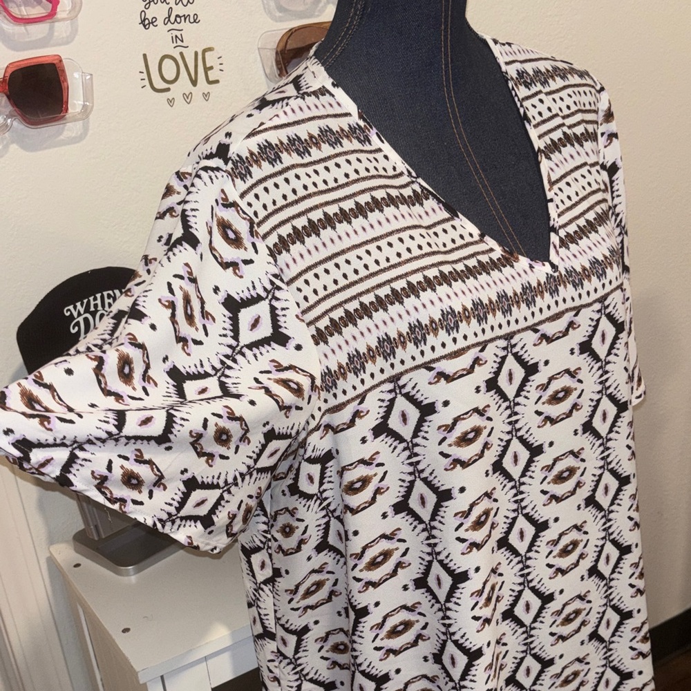 Aztec SS Blouse